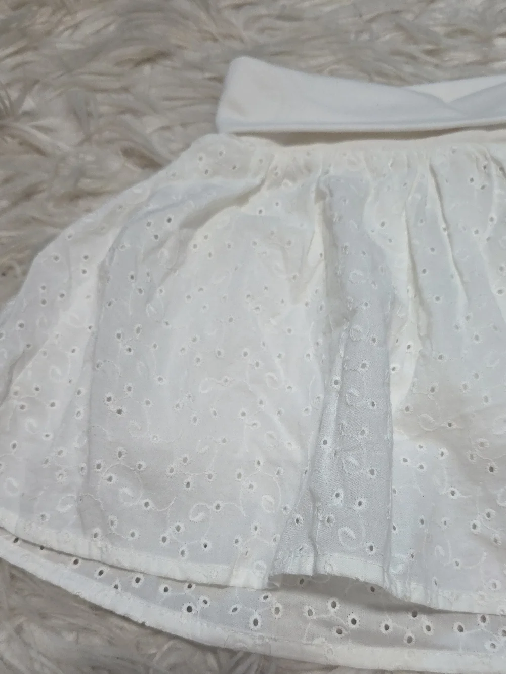 NWT Cat & Jack Eyelet Skort- XS Or 4/5